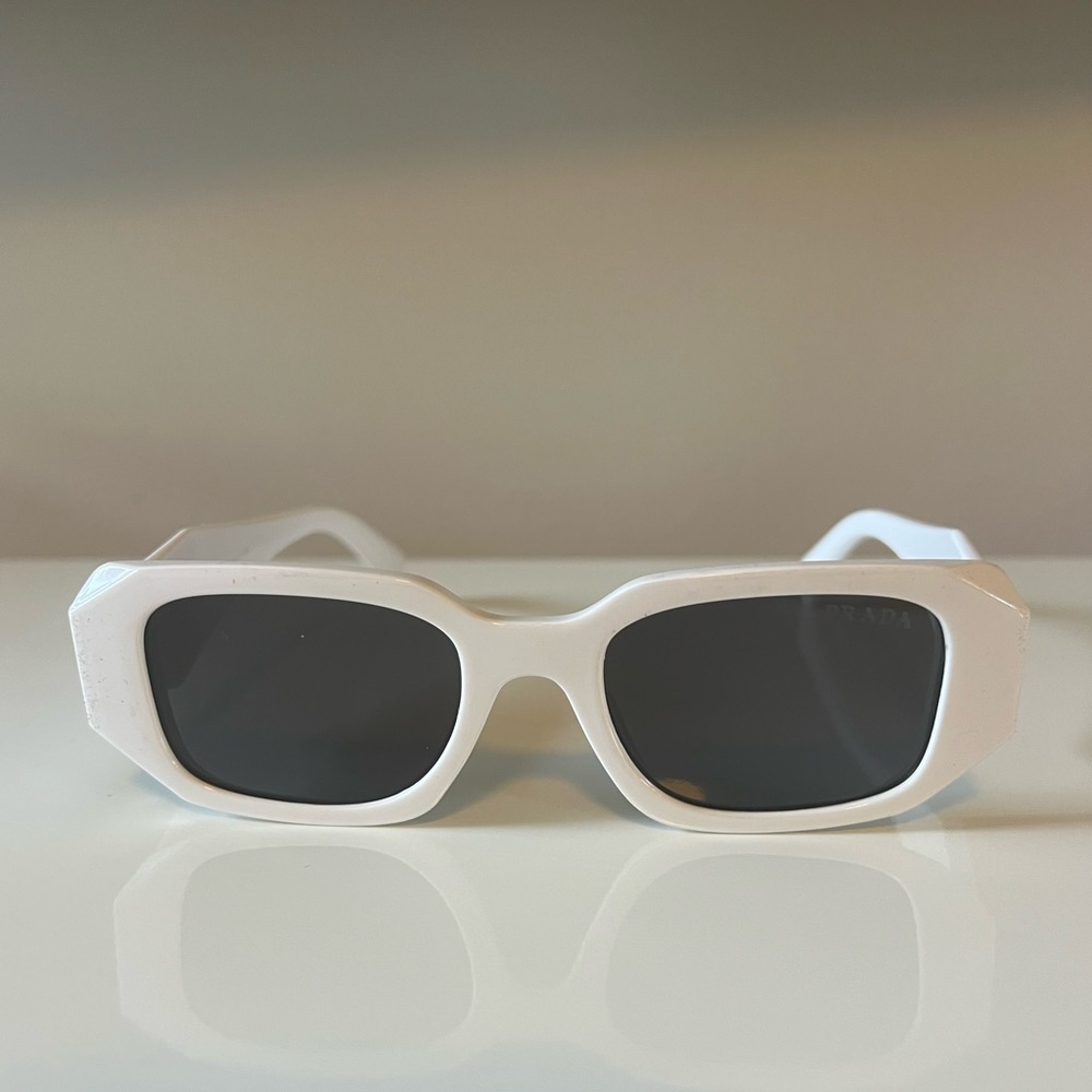 White Prada PR17WS sunglasses